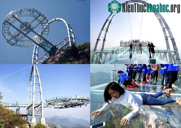 Cầu kính "Đĩa bay", hẻm núi Sĩ Lâm – Bắc Kinh, Trung Quốc