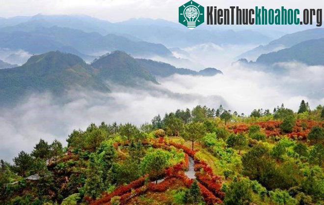 Phong cảnh ngôi làng cổ như được miêu tả từ trong những truyện kiếm hiệp...