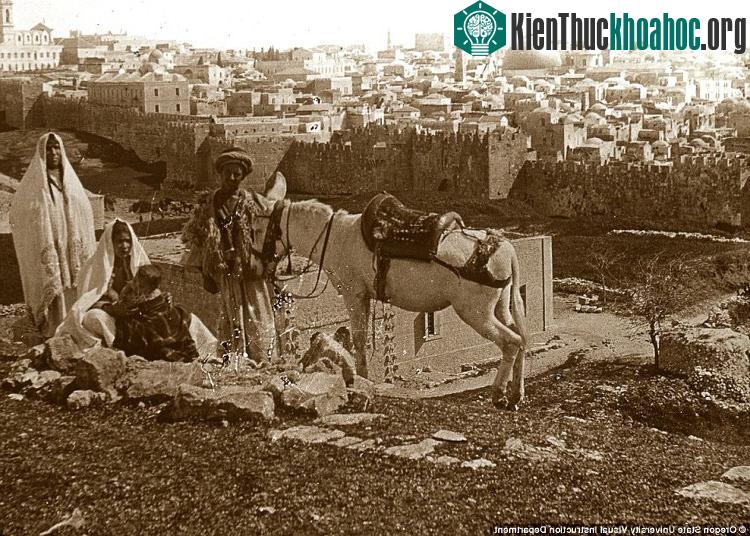 Hình ảnh mộc mạc tại đất thánh Jerusalem, Israel.