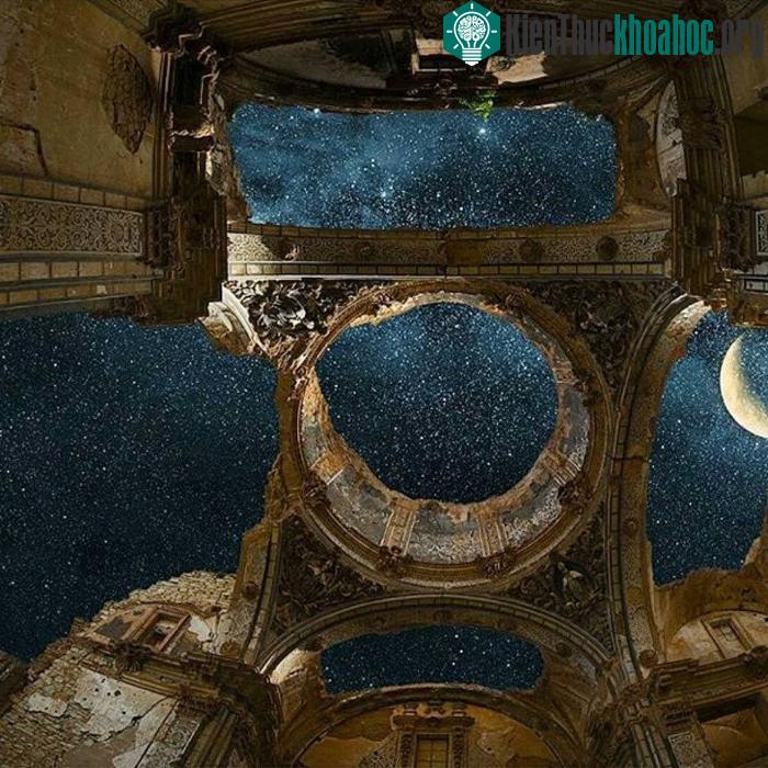 Thị trấn bị bỏ hoang sau cuộc nội chiến Tây Ban Nha, ở đô thị Belchite, Tây Ban Nha.