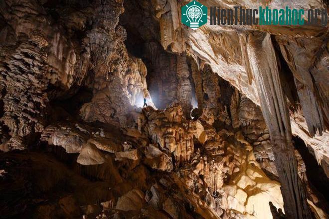 Hang Hòa Hương dài 2.876 m, hang Bom dài 1.500m, hang Dinh 1 dài 1.430 m, hang Rục Ma Rinh 2 dài 1.360 m, hang Cây Sanh dài 850 m...