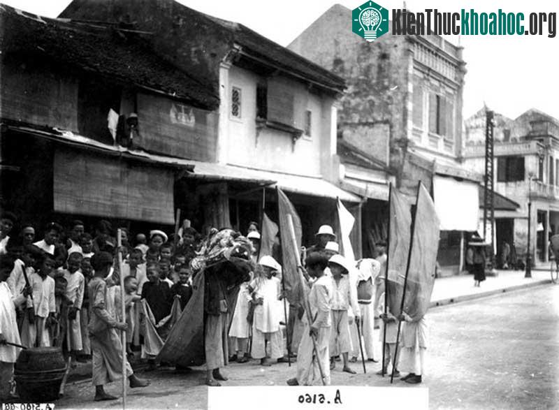 Múa lân Trung Thu xưa.