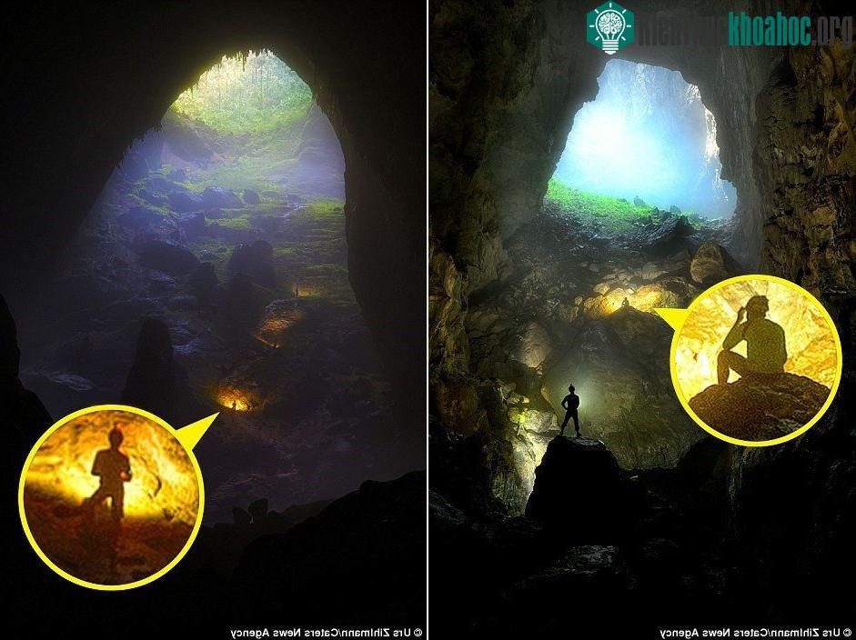 So với quy mô khổng lồ của hang động, những người khám phá trông thật nhỏ bé. Zihlmann tham gia chuyến đi tuyệt vời này vào cuối tháng 4.