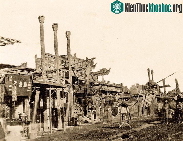 Một con phố ở thành Bắc Kinh.