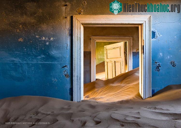Thị trấn khai thác mỏ không còn hoạt động ở Namibia.