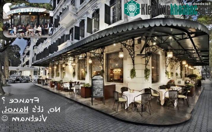 Muốn cà phê sang chảnh như ở Paris, Pháp hả? Địa chỉ cho bạn là góc cà phê xinh đẹp của khách sạn Sofitel Legend Metropole trên phố Ngô quyền
