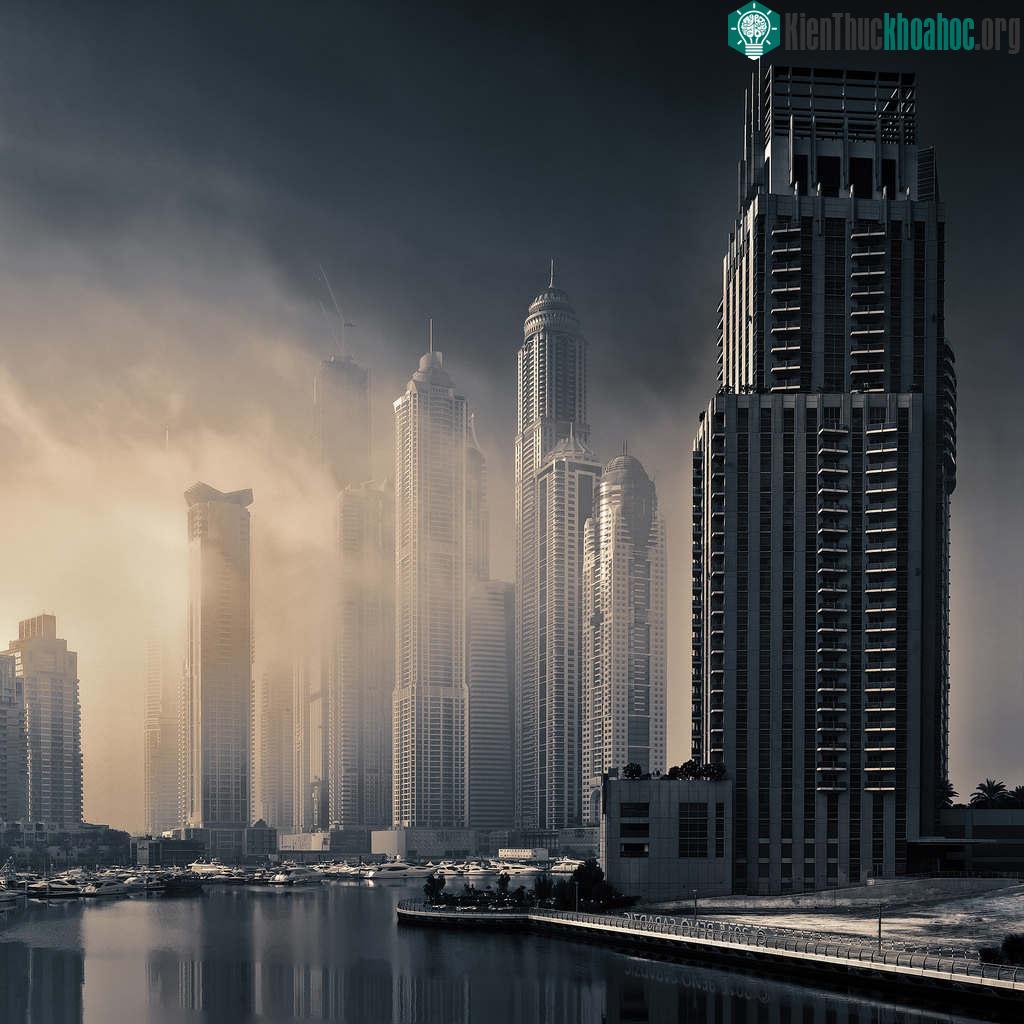 Ánh sáng xuyên bóng tối, Dubai.