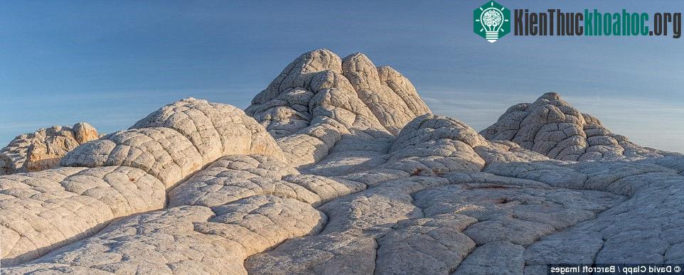 Ảnh chụp khu vực được gọi là "đá não" ở White Pocket, bang Arizona.