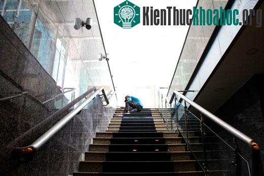 Có 2 cầu thang đi xuống tầng hầm. Ngoài ra, công trình còn trang bị hệ thống thang máy dành cho người khuyết tật.