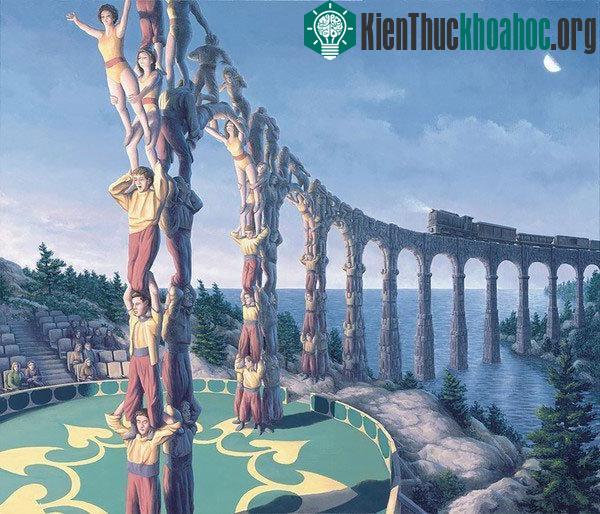 Ngắm tranh vẽ đánh lừa thị giác khiến bạn "hoa mày chóng mặt"