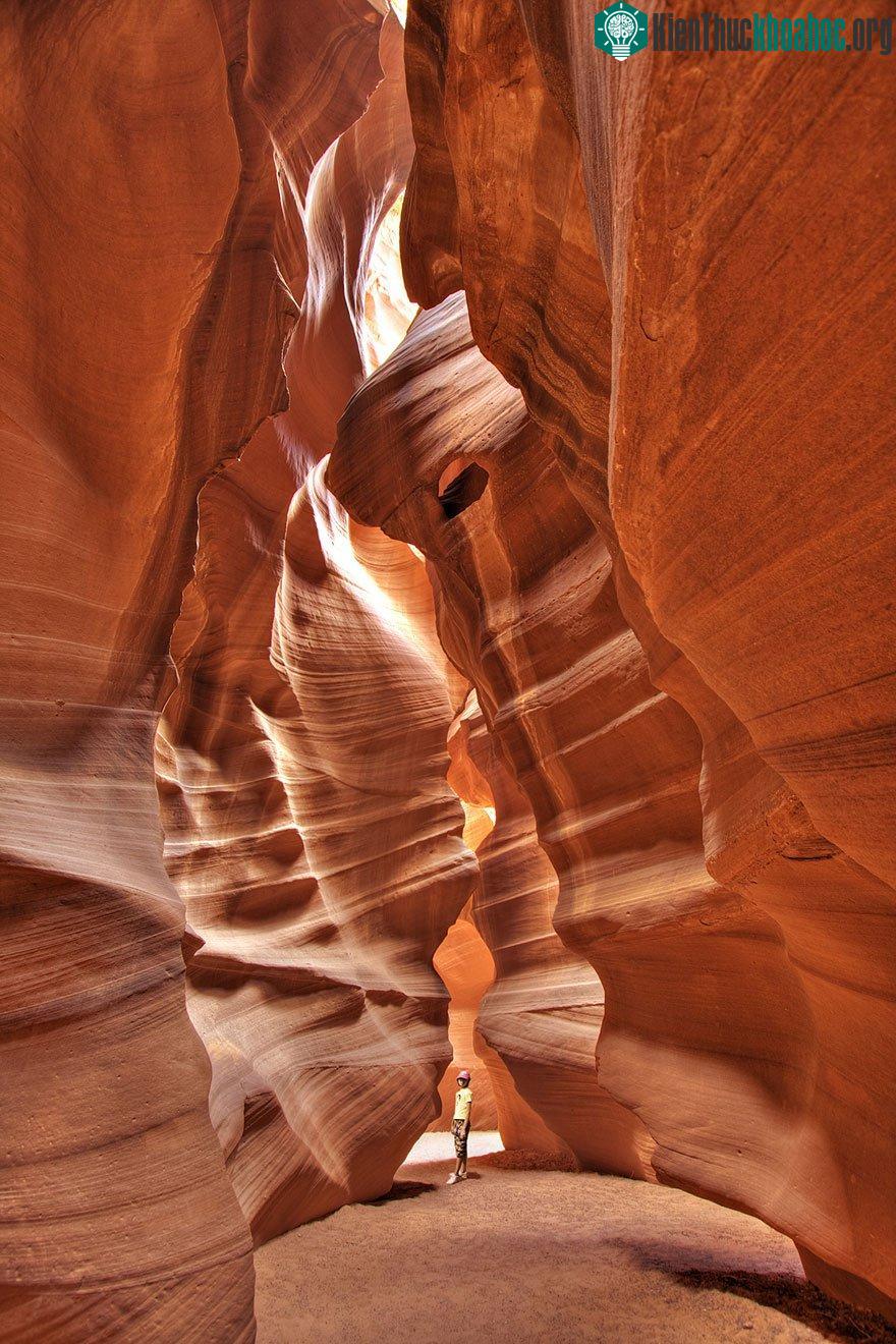 Hẻm núi Antelope Canyon ở Mỹ