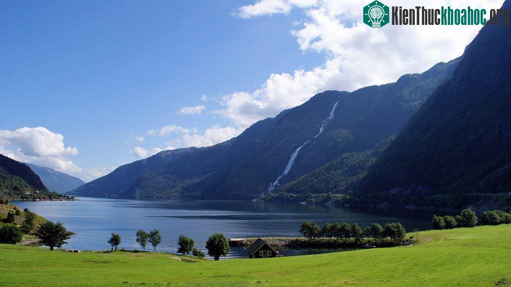 Thác Langfoss, Fjaera, Na Uy
