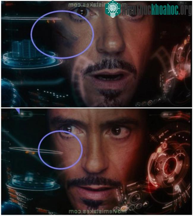 Bộ trang phục của người sắt Iron Man dường như có thể gàn gắn những vết thương nhỏ