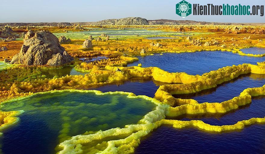 Núi lửa Dallol ở Ethiopia