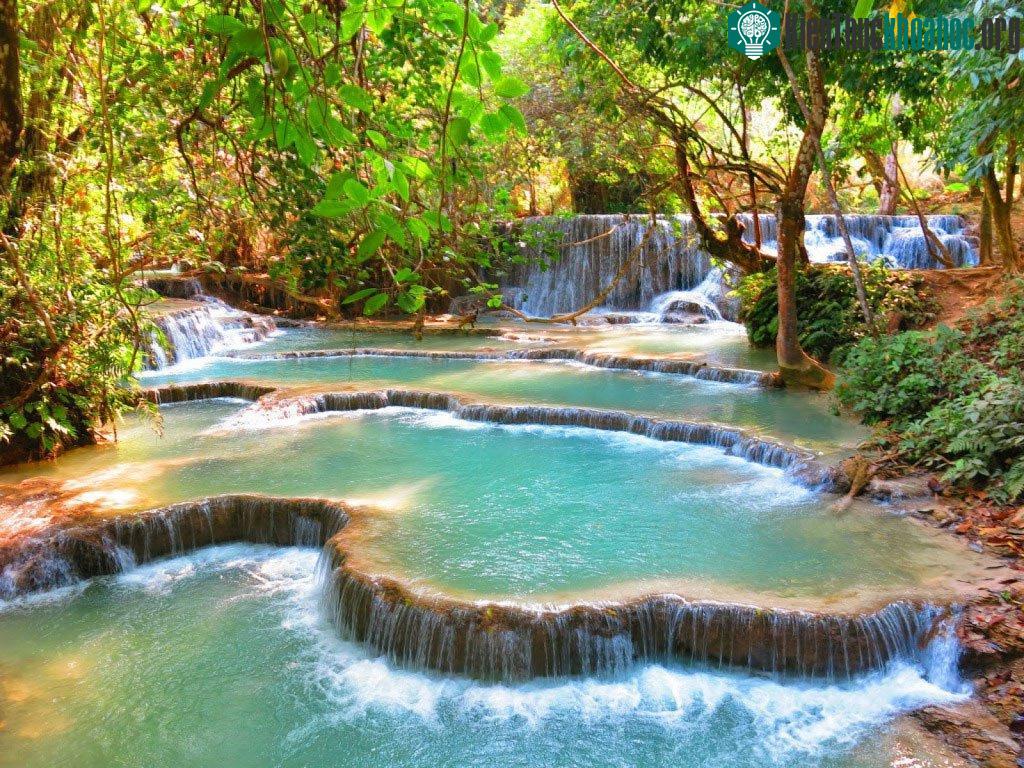 Thác Kuang Si, Luang Prabang, Lào