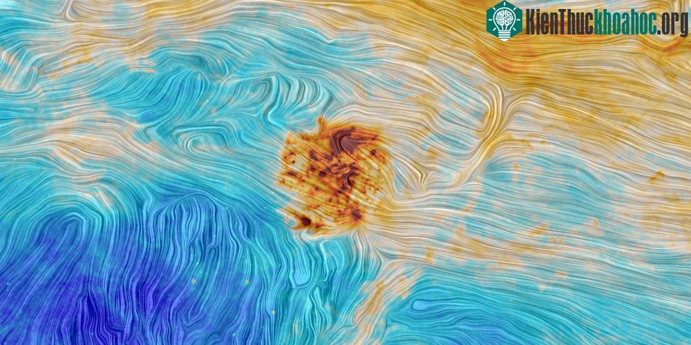 Vệ tinh Planck của Cơ quan Vũ trụ châu Âu (ESA) chụp được hình ảnh tuyệt đẹp về Large Magellanic Cloud (vùng đen, giữa) và Small Magellanic Cloud (dưới cùng bên trái) - hai thiên hà gần dải ngân hà...