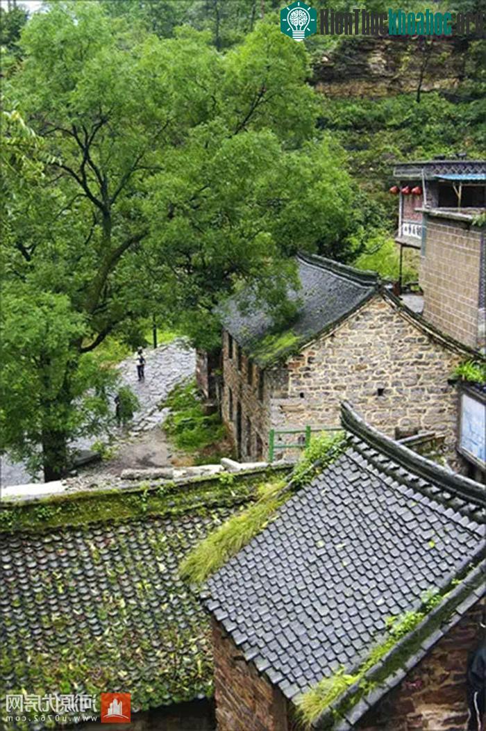Có hơn chục gia đình sinh sống ở trong khe núi
