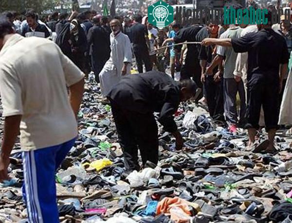 Ngày 31/8/2005, vụ giẫm đạp xảy ra tại thủ đô Baghdad của Iraq cướp đi sinh mạng của khoảng 1.000 người. Một tin đồn có đánh bom xuất hiện khiến hàng chục nghìn người hành hương Hồi giáo dòng Shiit...