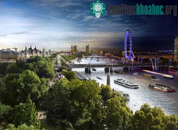Thành phố Westminster ở trung tâm London.