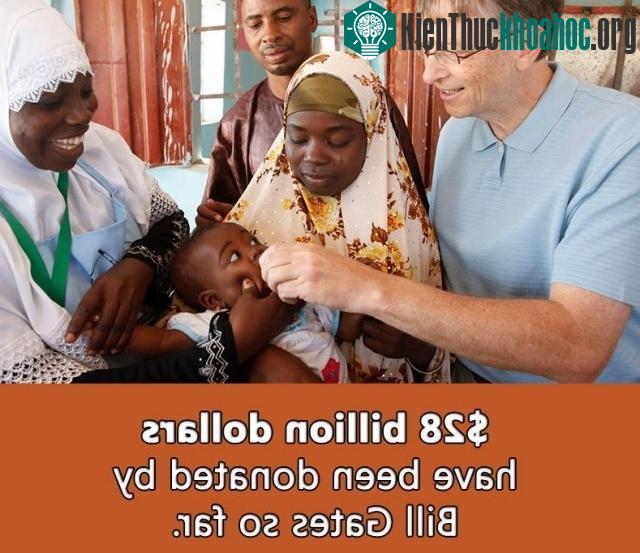 28 tỷ USD đã được quyên góp bởi Bill Gates cho đến nay