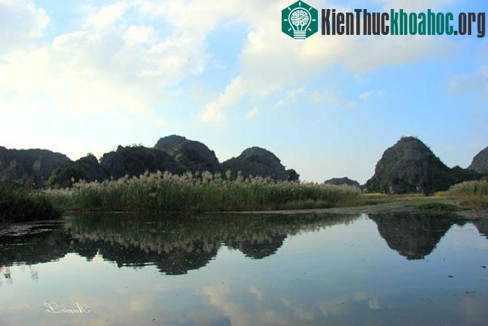 Đầm Vân Long ít được khai thác du lịch. Cảnh quan tại đây vẫn mang dáng vẻ hết sức hoang sơ, như chưa hề có tác động của con người. (Ảnh: Cỏ Biếc).