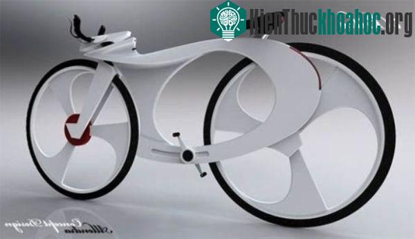 Xe đạp theo trường phái siêu thực với những đường cong ấn tượng.