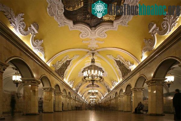 Những ga tàu điện ngầm long lanh nhất thế giới