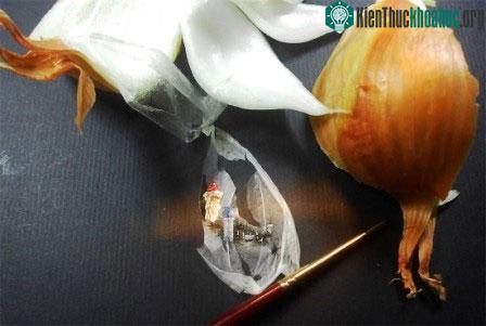 Kiệt tác nghệ thuật siêu nhỏ trên thực phẩm ảnh 6