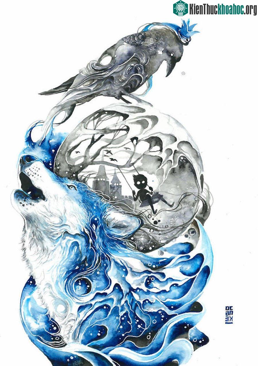 Với tâm hồn nhạy cảm, nam hoạ sĩ muốn kể cho mọi người những câu chuyện về cuộc sống theo cách ẩn dụ. Vì vậy, Jongkie cách điệu hình ảnh sinh vật bình thường thành hình tượng giàu liên tưởng.