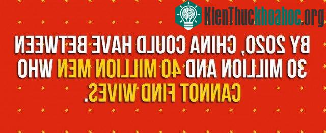 Đến năm 2020, Trung Quốc có thể có khoảng 30-40 triệu người người không thể tìm thấy vợ.