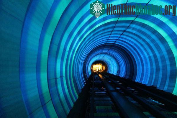 Ga tàu điện ngầm Bund Sightseeing Tunnel, Thượng Hải, Trung Quốc