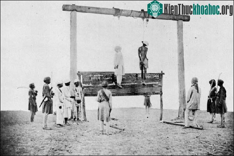 2 người Ấn Độ bị treo cổ ở Anh năm 1857