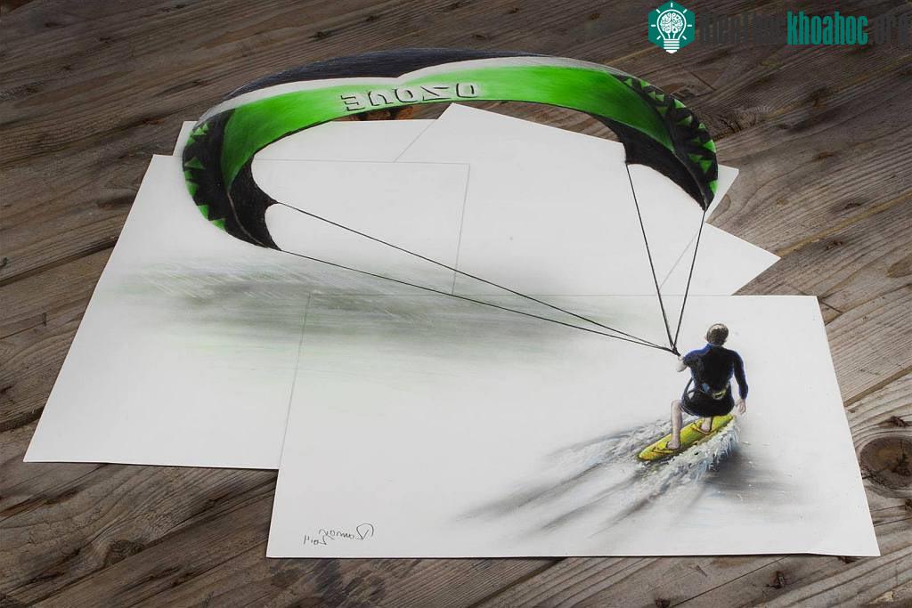 Những bức tranh 3D bằng bút chì đánh lừa thị giác ngoạn mục ảnh 9
