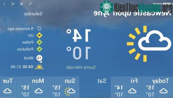 BBC Weather cho Android