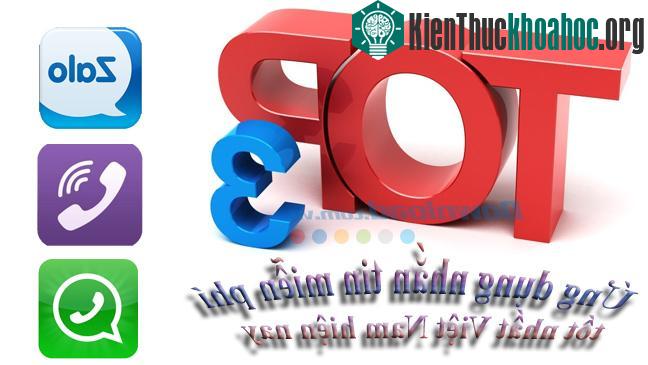 Top 3 ứng dụng nhắn tin miễn phí tốt nhất Việt Nam ảnh 0