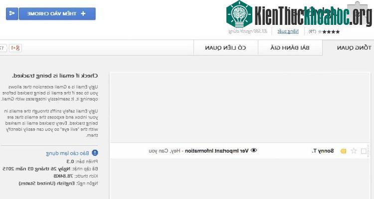 Sử dụng công cụng tên Ugly Email để phát hiện phần mềm theo dõi Gmail