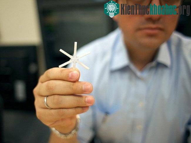 Loại thuốc hoạt động lâu dài có hình ngôi sao gồm sáu cánh. (Nguồn: mit.edu).