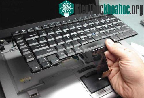 Thao tác tháo bàn phím trên laptop cần phải thực hiện khéo léo