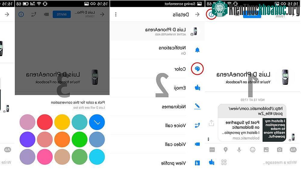 Bạn có thể làm cho màu sắc hội thoại trên Messenger hấp dẫn hơn thông qua tính năng này