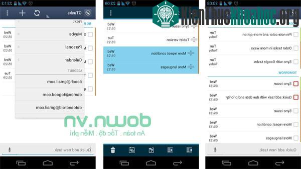 Phần mềm quản lý công việc hiệu quả trên Android
