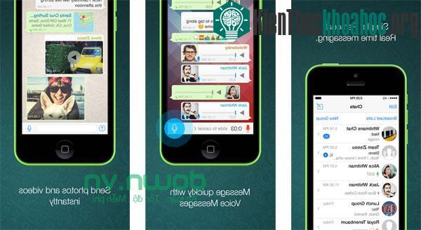 Tổng hợp công cụ chat miễn phí trên iPhone