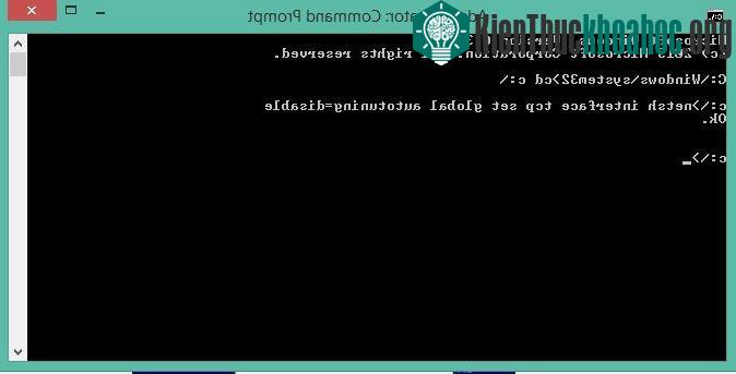 netsh interface tcp set global autotuning=disable