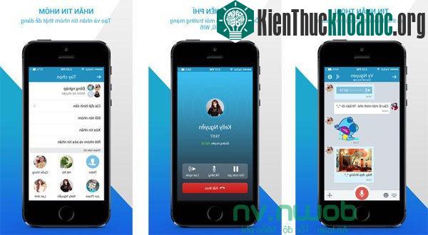 Tổng hợp công cụ chat miễn phí trên iPhone
