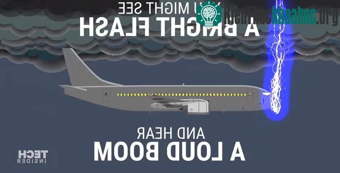 Nhờ công nghệ chống sét hiện đại mà máy bay vẫn an toàn khi chẳng may bị sét đánh trúng.