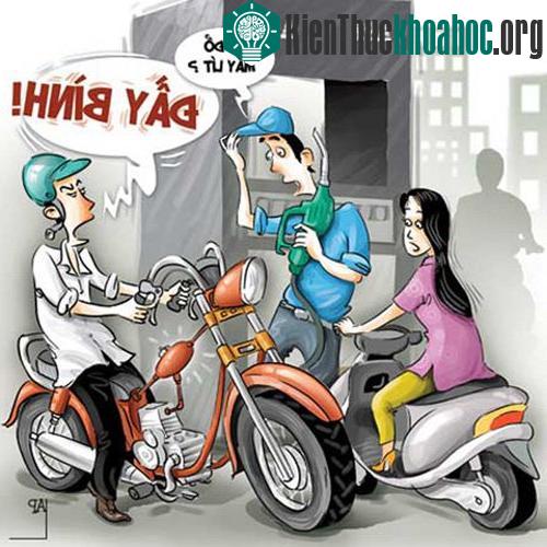 Ảnh hài hước chế giá xăng giảm xuống dưới 20.000 đồng