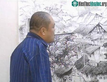 Người đàn ông vẽ tranh bằng chân và miệng kỳ tài ảnh 2
