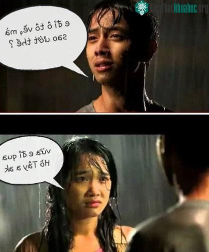 Hài hước ảnh chế trèo rào công viên nước tắm miễn phí