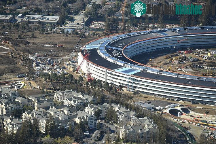 Tổng hành dinh của Apple có thể chứa được tối đa 14.200 nhân viên.