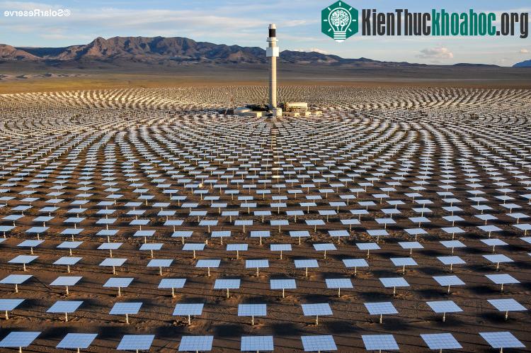 Hệ thống này có thể cấp điện cho nhu cầu của 75.000 hộ gia đình tại Nevada.