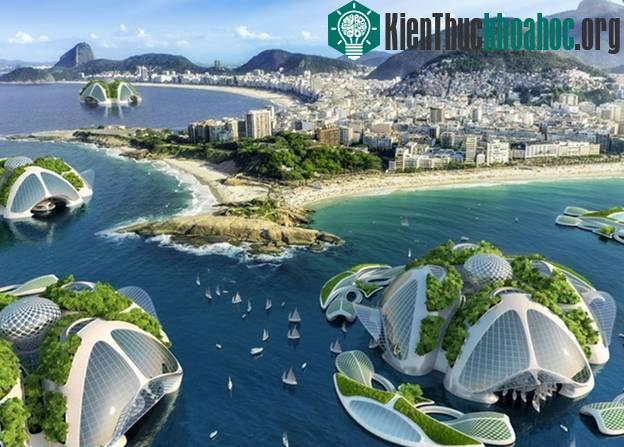 Ngôi làng di chuyển như tàu và tàu ngầm, có sức chứa lên đến 20.000 người.